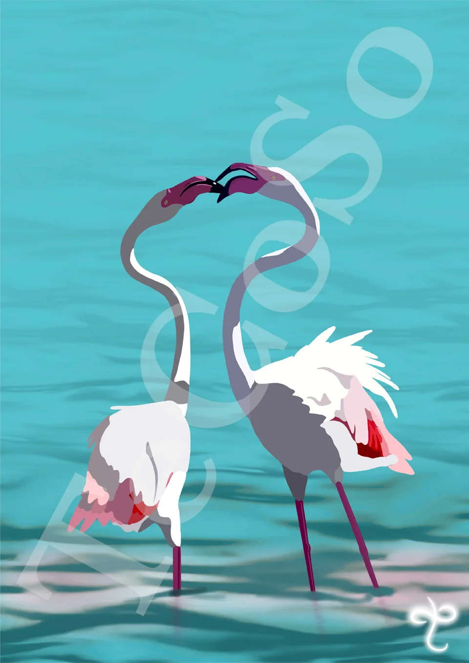 Illustration « amour animal »
