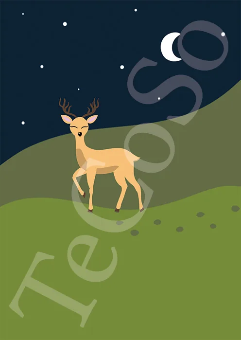 Illustration « Biche »