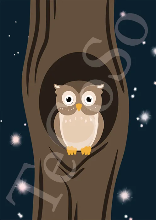 Illustration « Chouette »