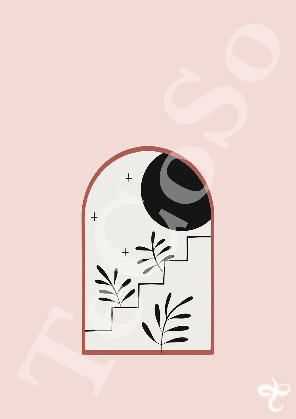 Illustration « Fenètre sur rose »