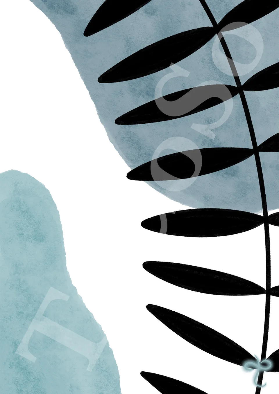 Illustration « Feuille folle »