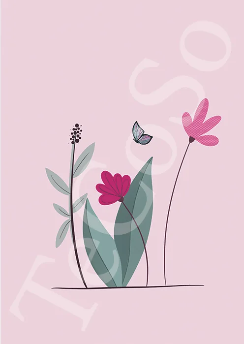 Illustration « Eclosion rose »