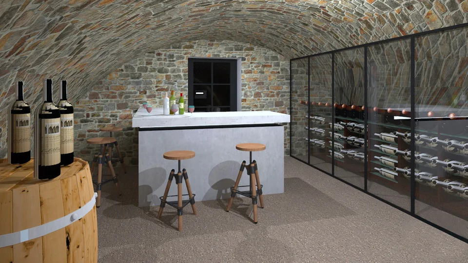 La cave à vin crée un lien avec les éléments de la nature tout en apportant une envie de partage.