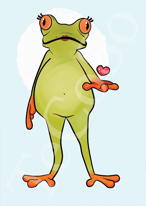 Illustration « Grenouille enfant »