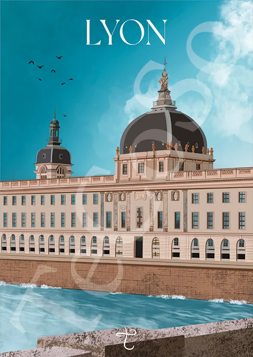 Illustration « Lyon Hotel Dieu »