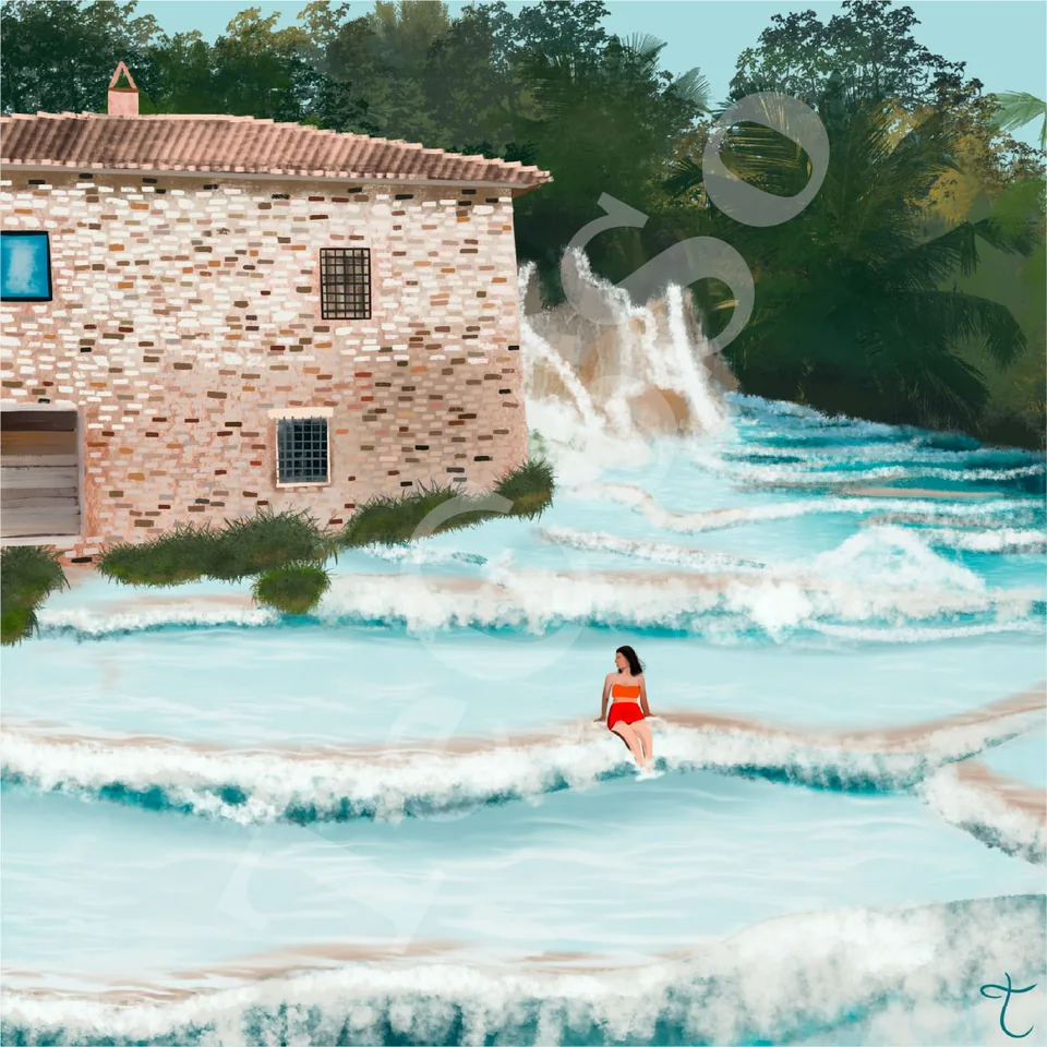 Illustration « Le grand bain »