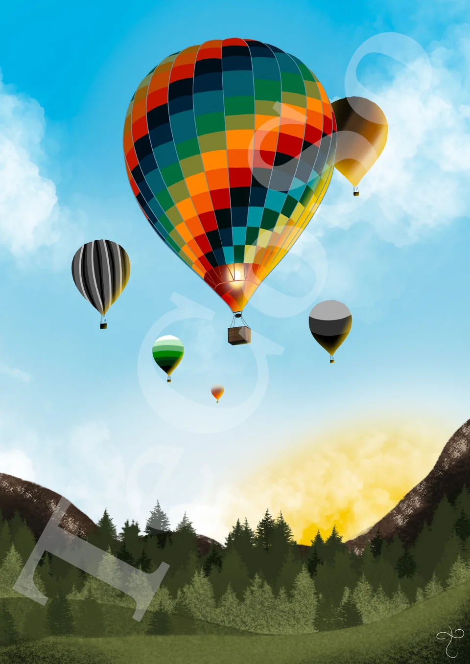 Illustration « Le grand voyage »