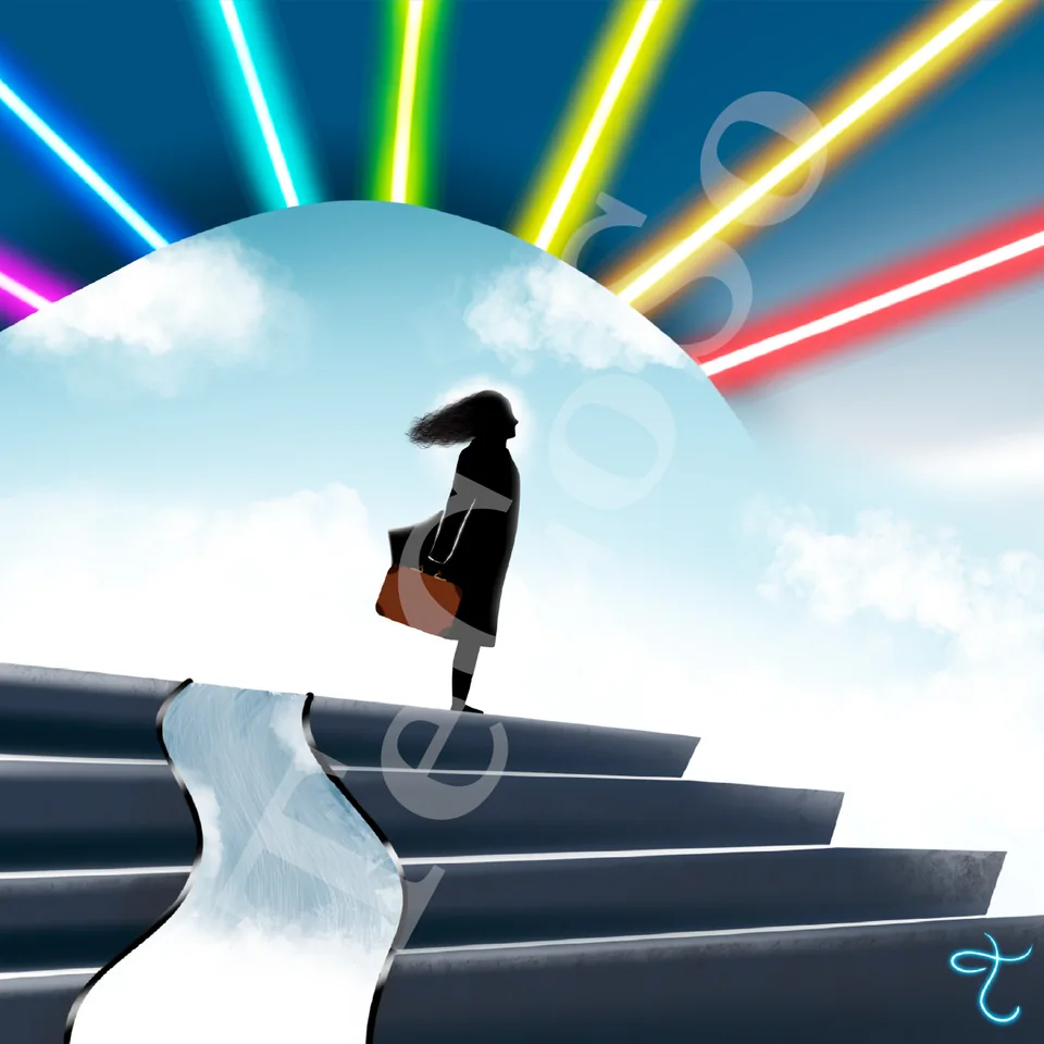 Illustration « Let it shine »