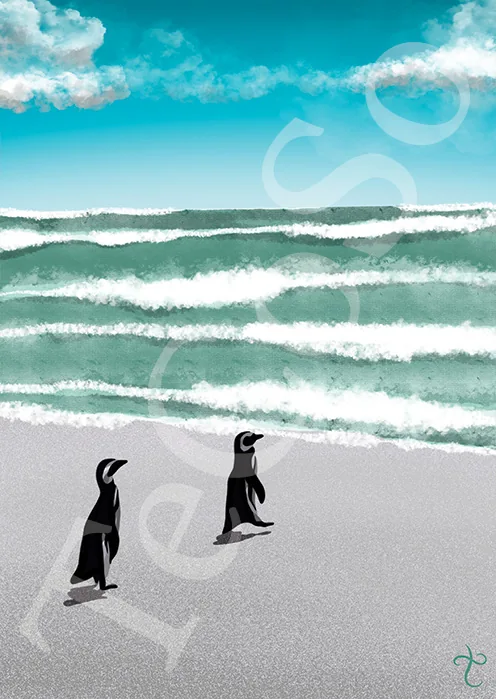 Illustration « Manchots »