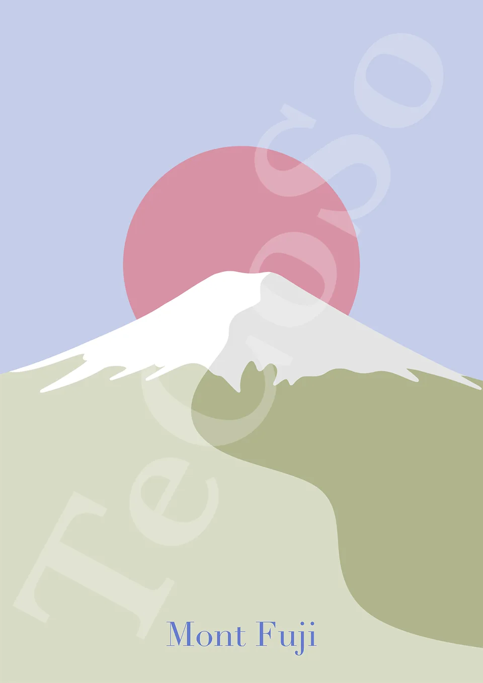 Illustration « Mont fuji »