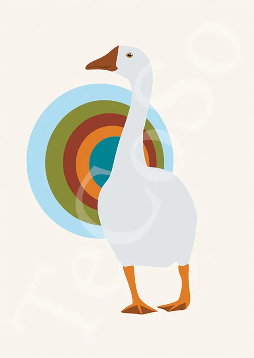 Illustration « Oie »