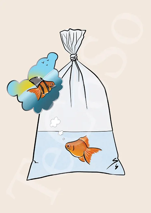 Illustration « Rêve de poisson »