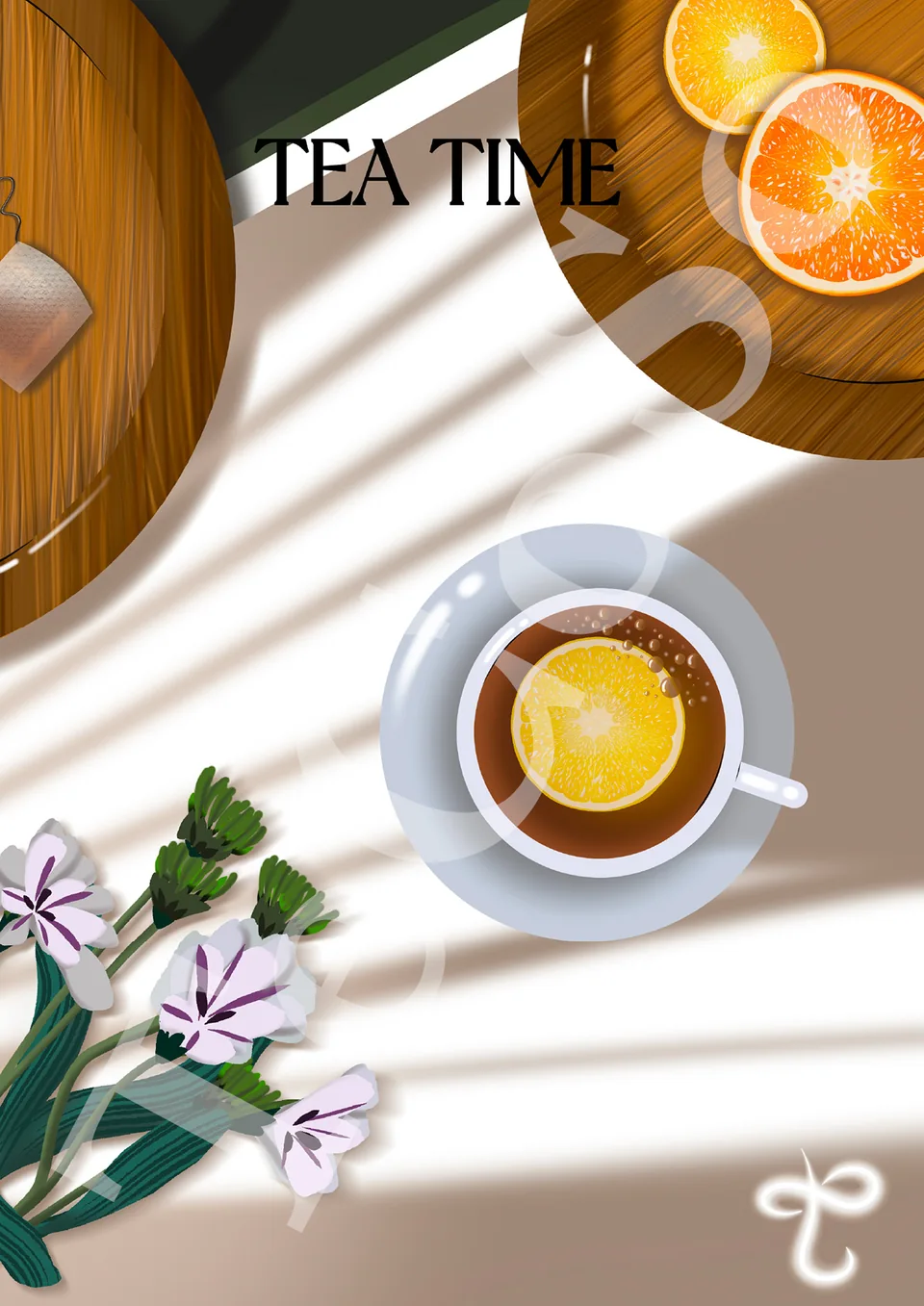 Illustration « Tea time »